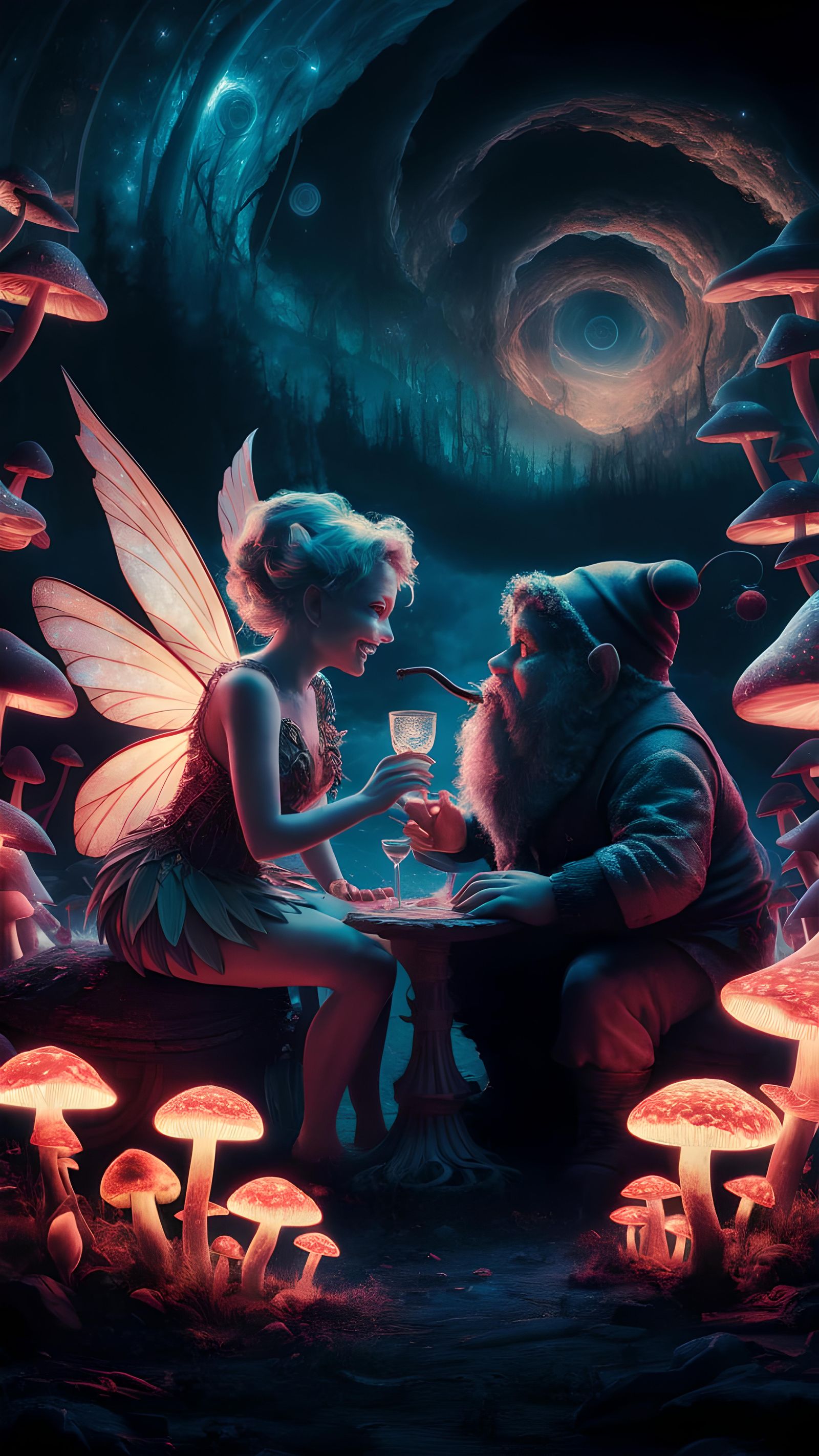 Dwarf And Fairy