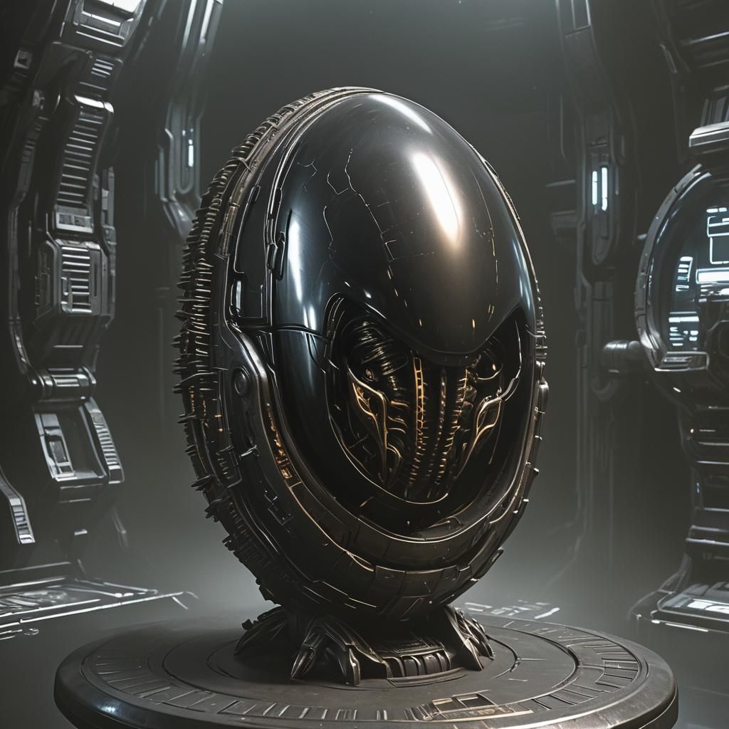 Giger-esque alien egg