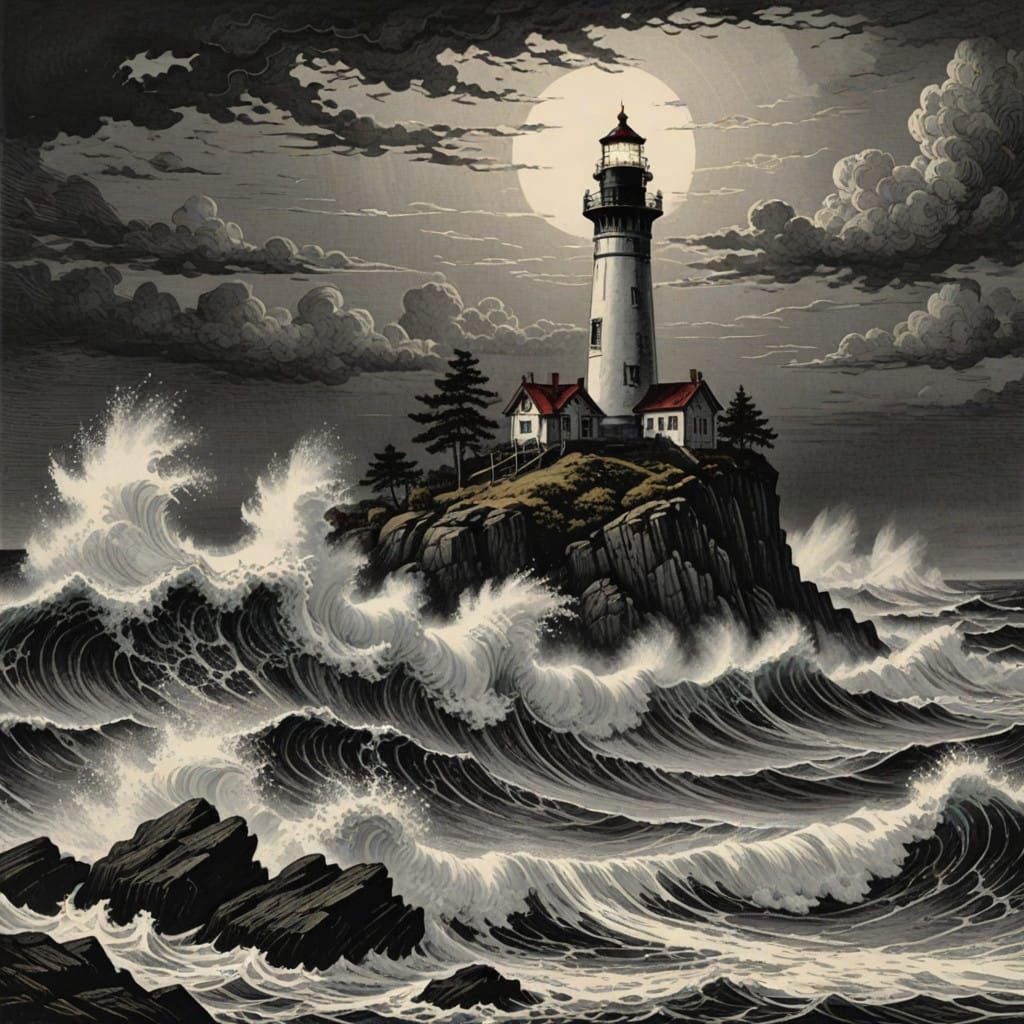 Stormy night  by @Lori M