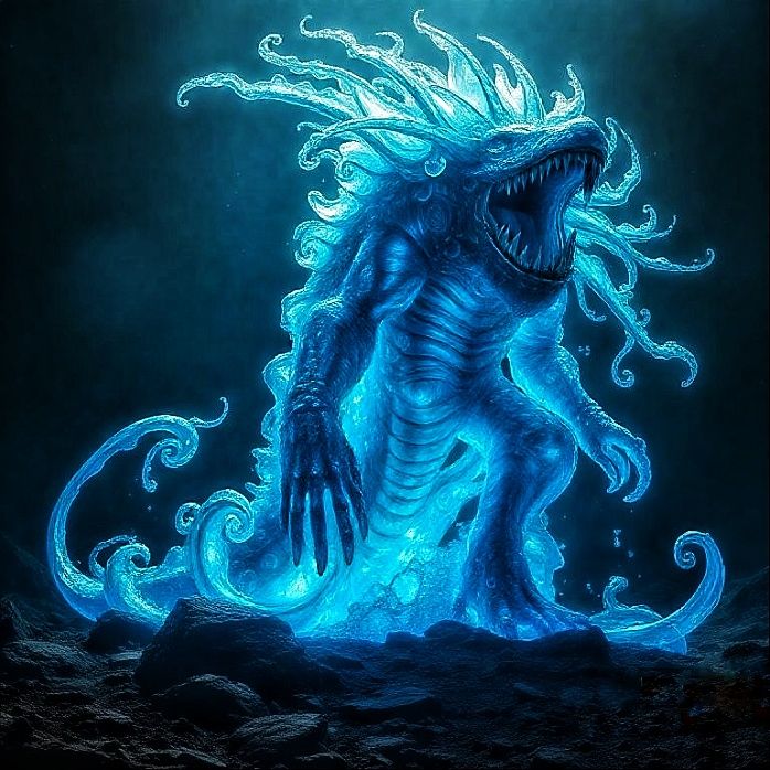Blue Electric Monster