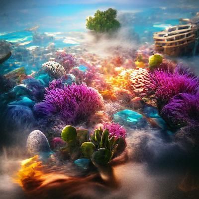 Coral reef in the ocean 8