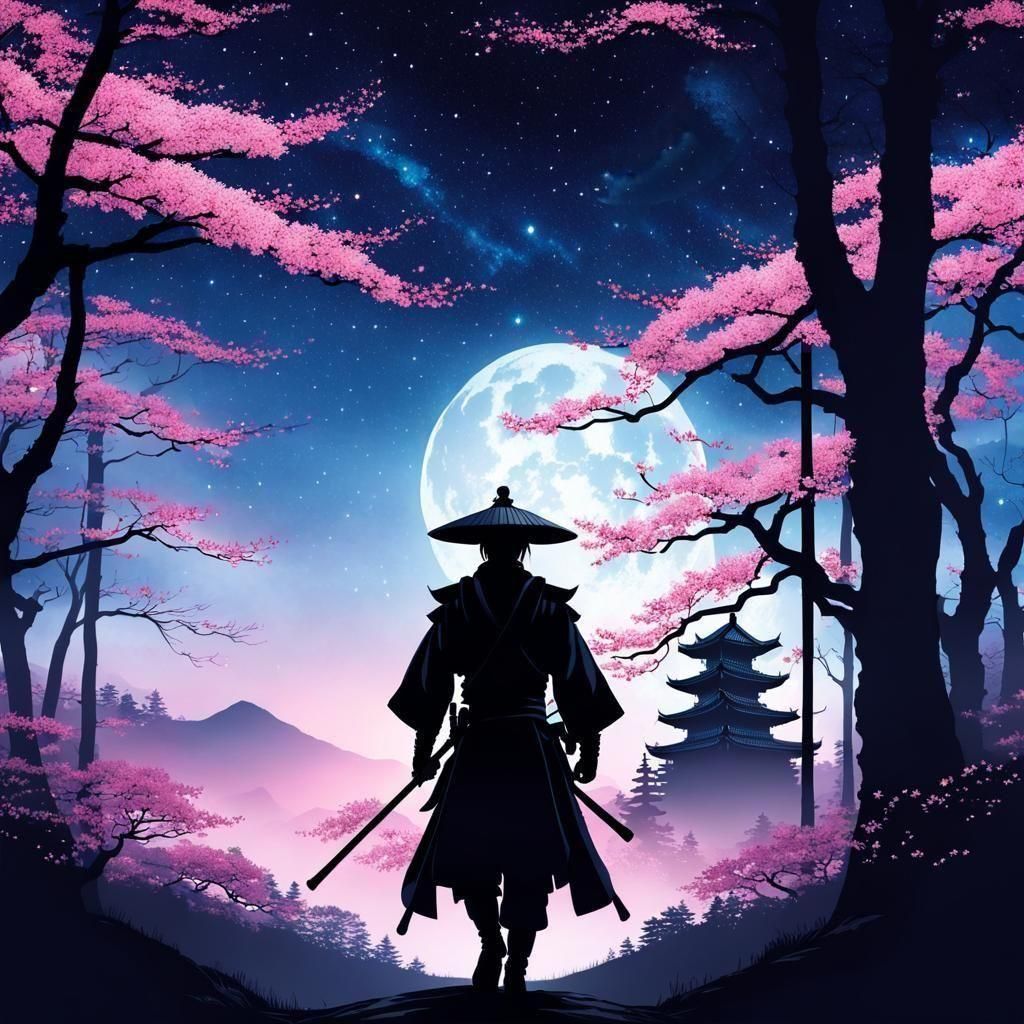 Sakura Samurai  by @Soynuts