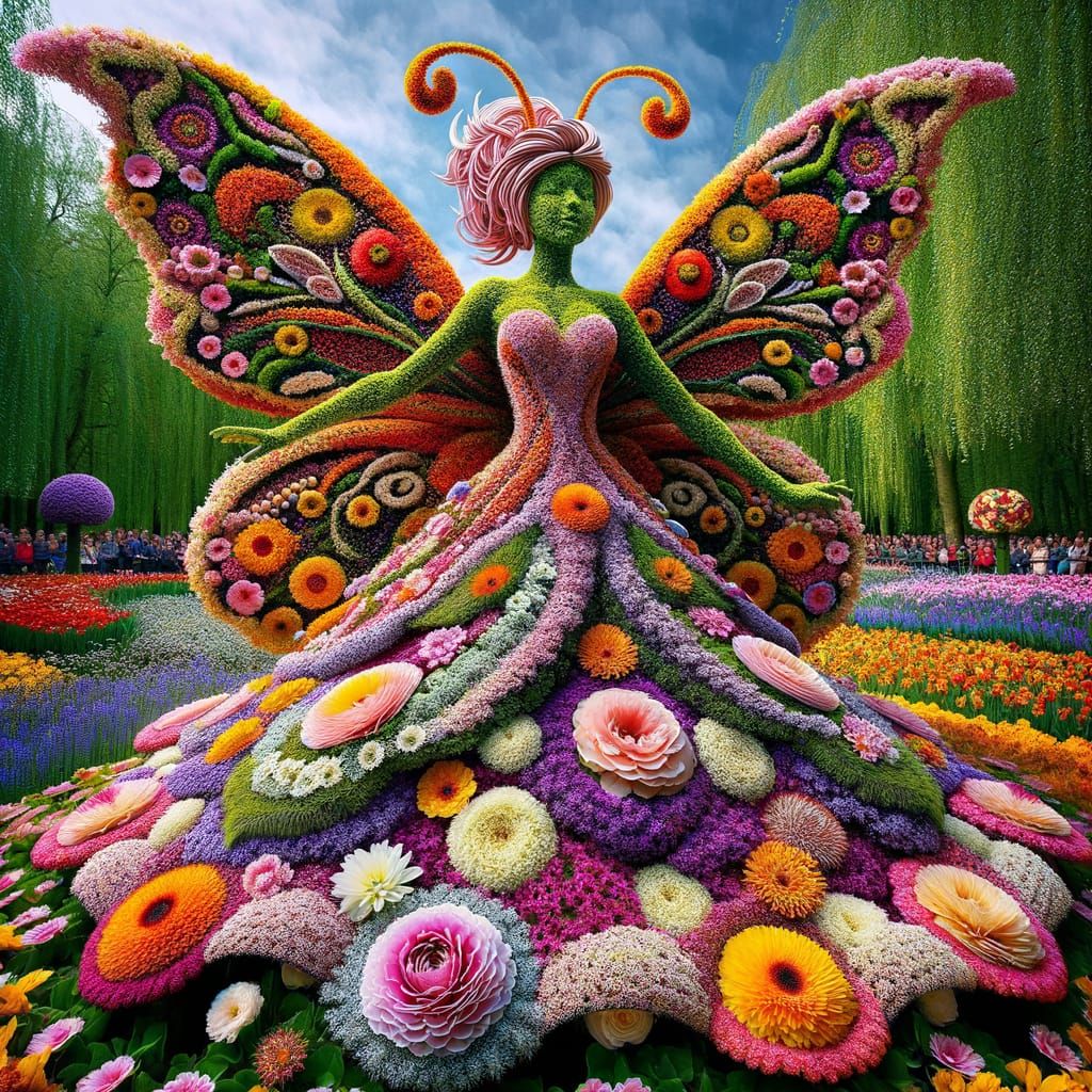 Floral fairy sculpture  by @Jlo