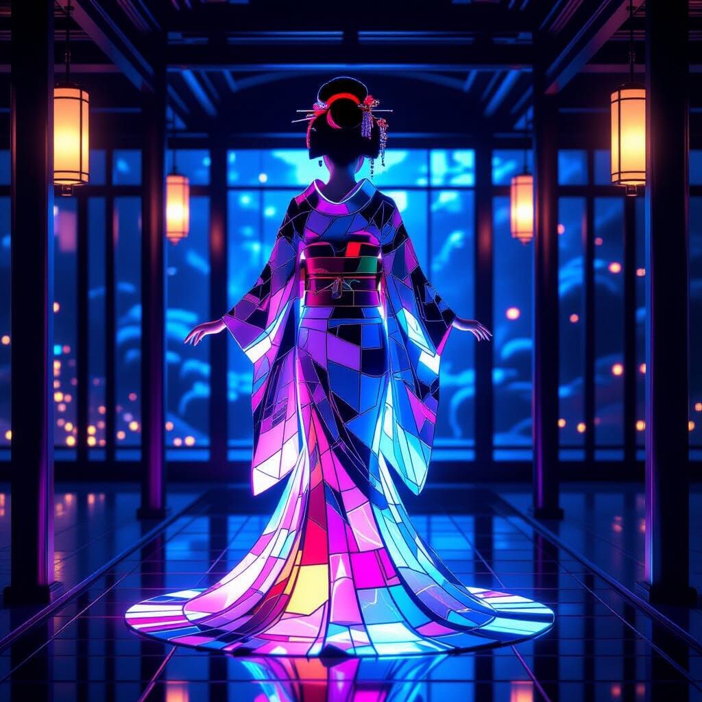 Glass kimono  by @No1jmb