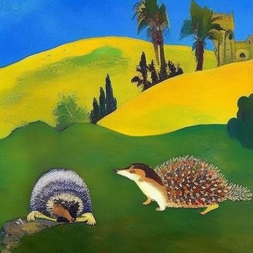 On that day in the gardens of Babylon, a giant hedgehog repa...