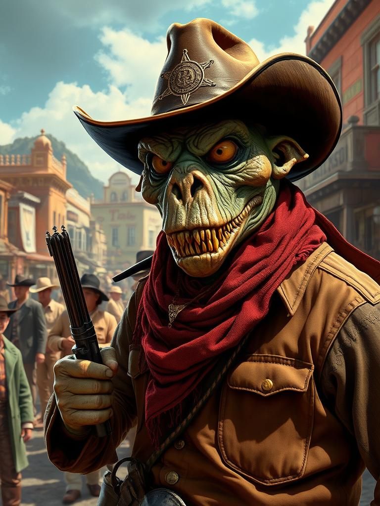 Gilbert 'Gillman' Lagoonas, Bank Robber AI Generated Artwork