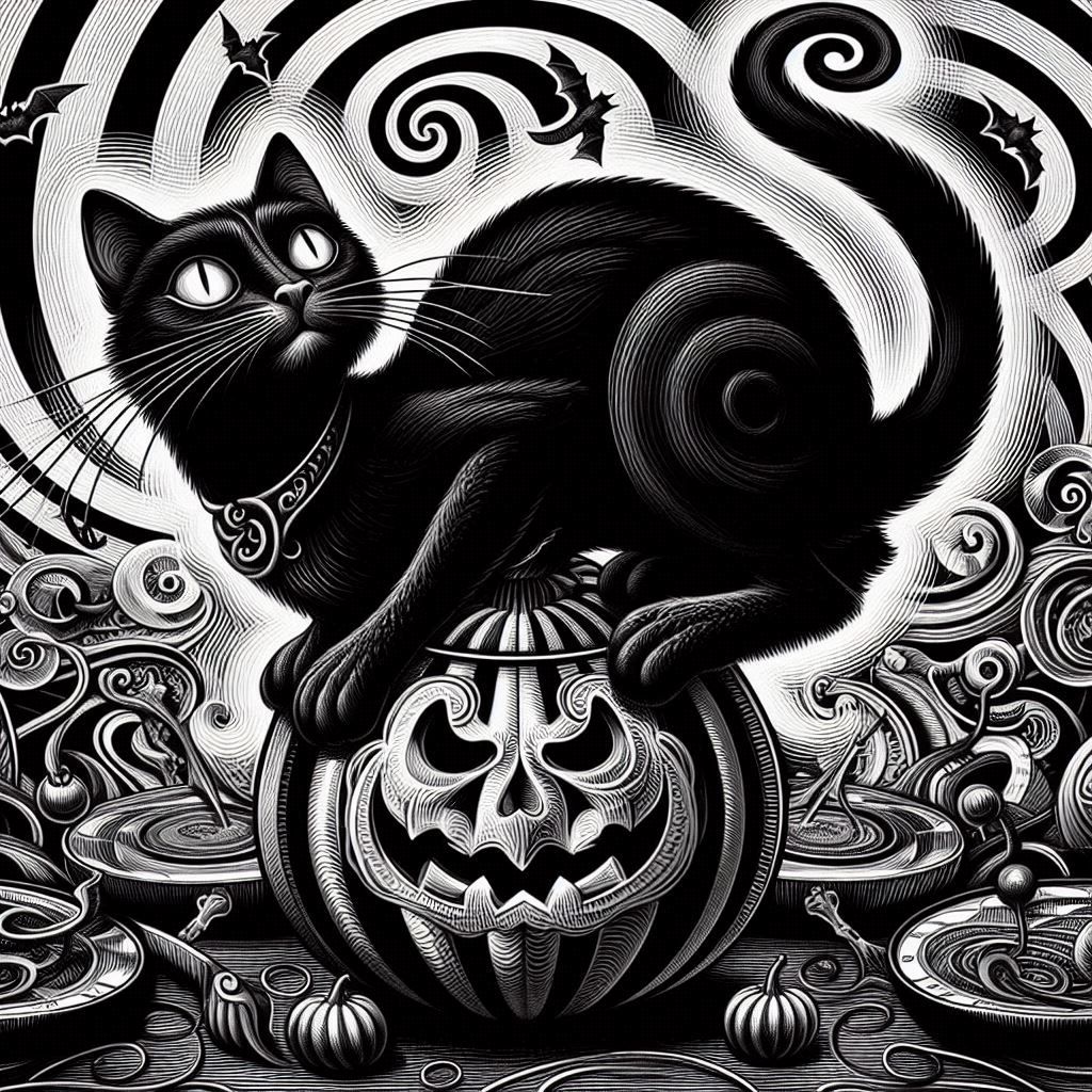 Drawing Of The Magician's Cat