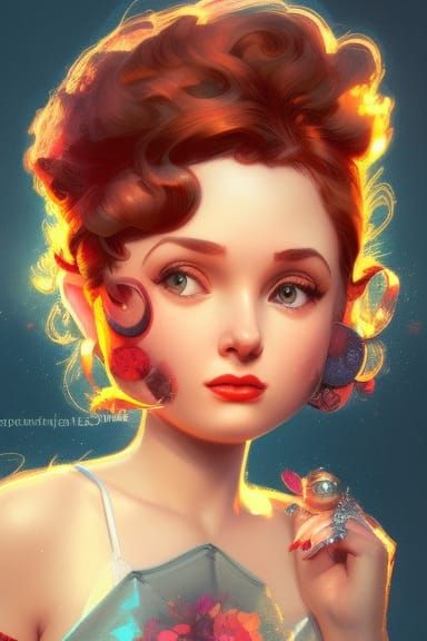 The daughter of Betty Boop