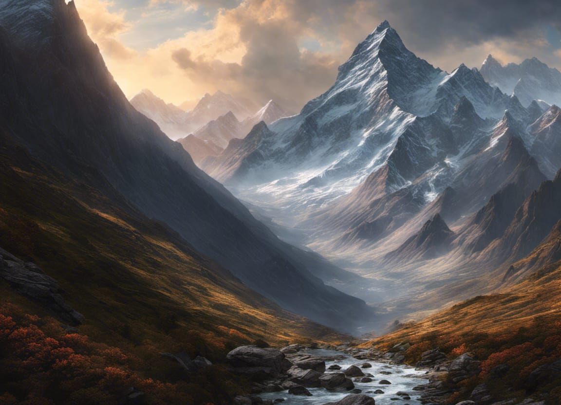 The Himalayas - AI Generated Artwork - NightCafe Creator