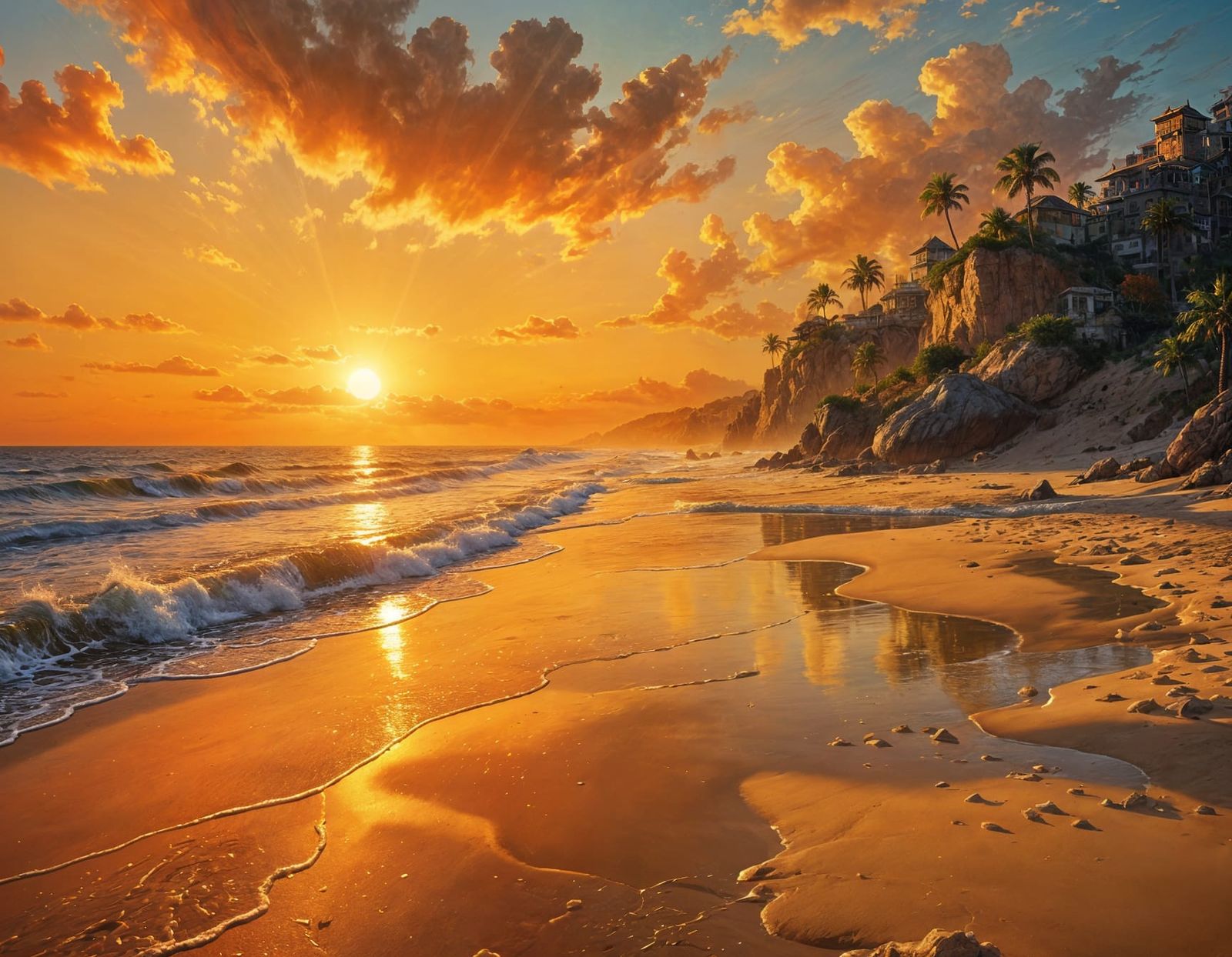 Golden Hour Beachscape  by @Kit30kat