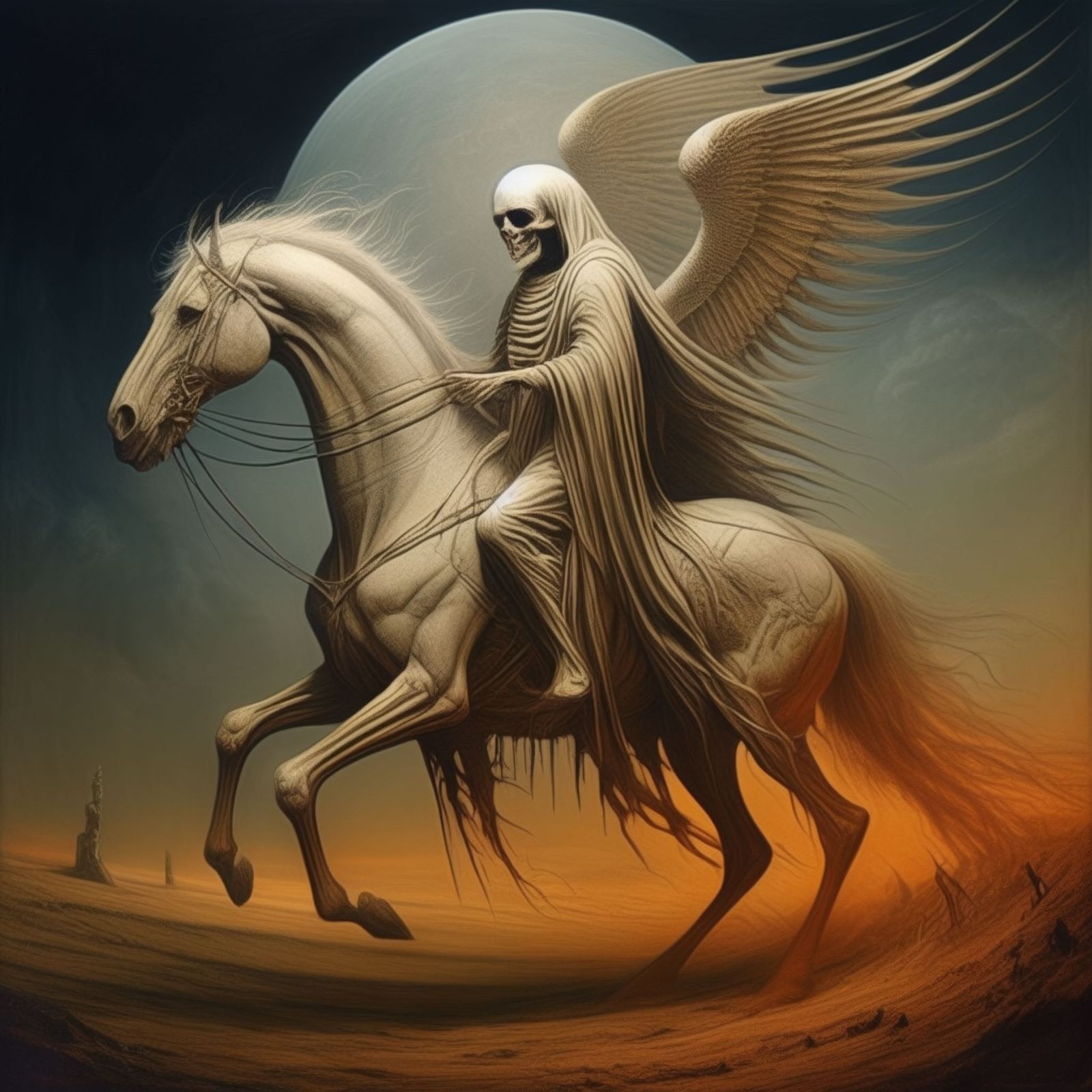 DEATH ON A PALE HORSE