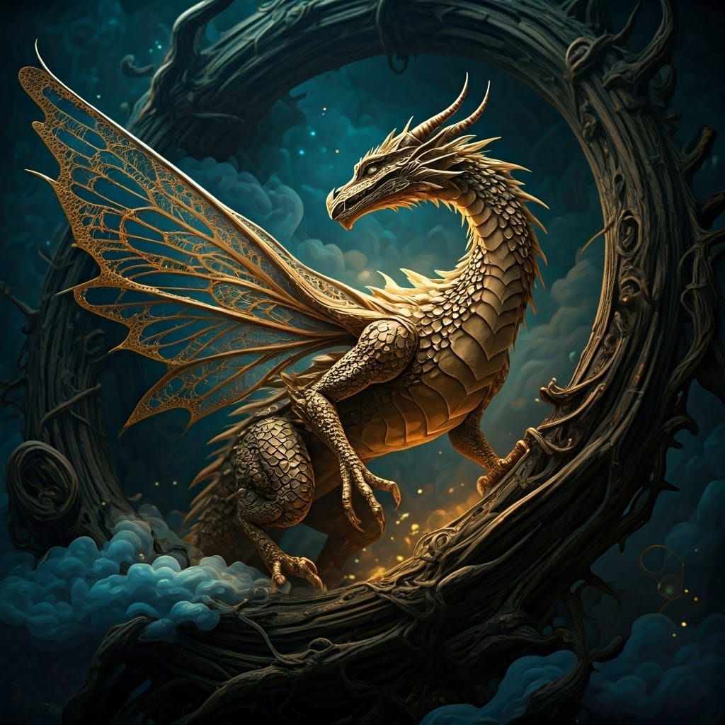 Fairy  dragon  by @Ztech