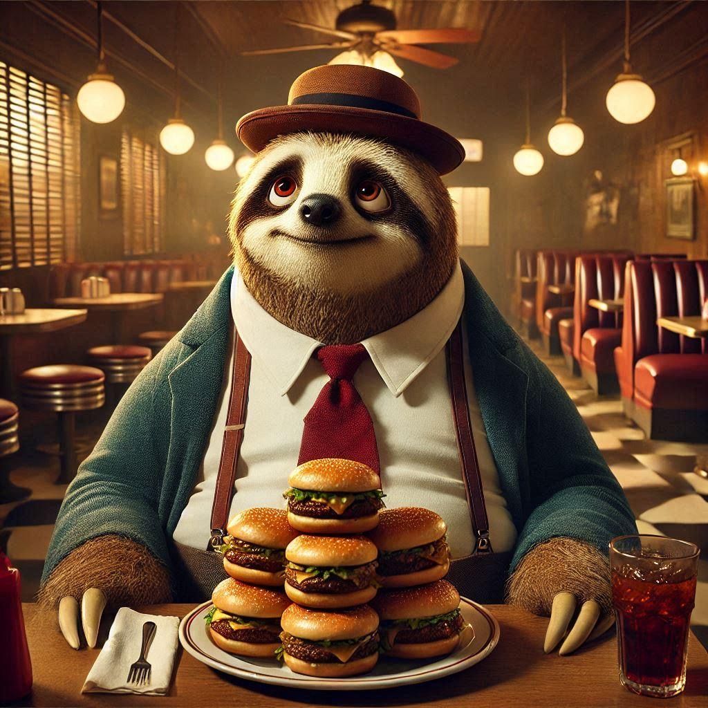 J. Slothington Wimpy, form “Popeye the sailor man”