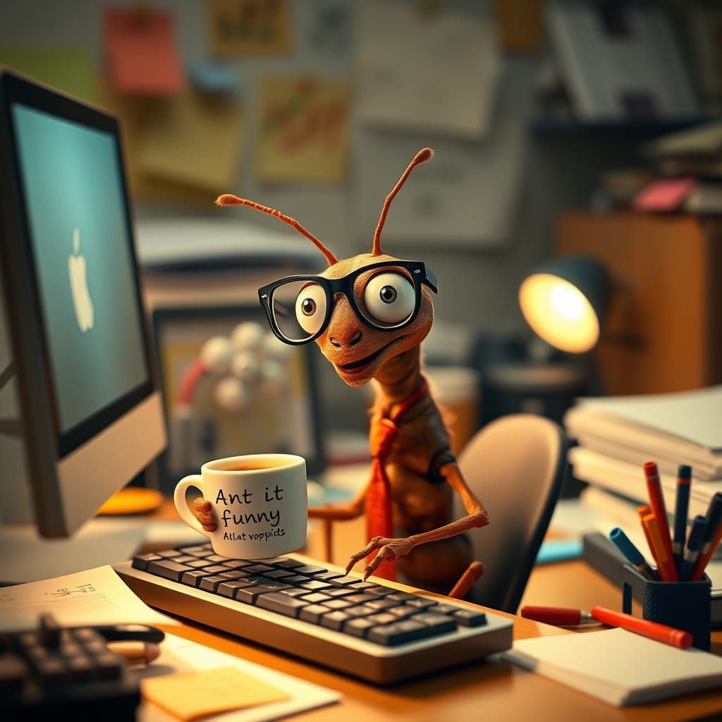 Working Ant  by @Diamondart 