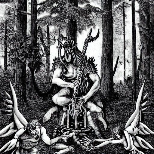 Summoning Astaroth in the woods