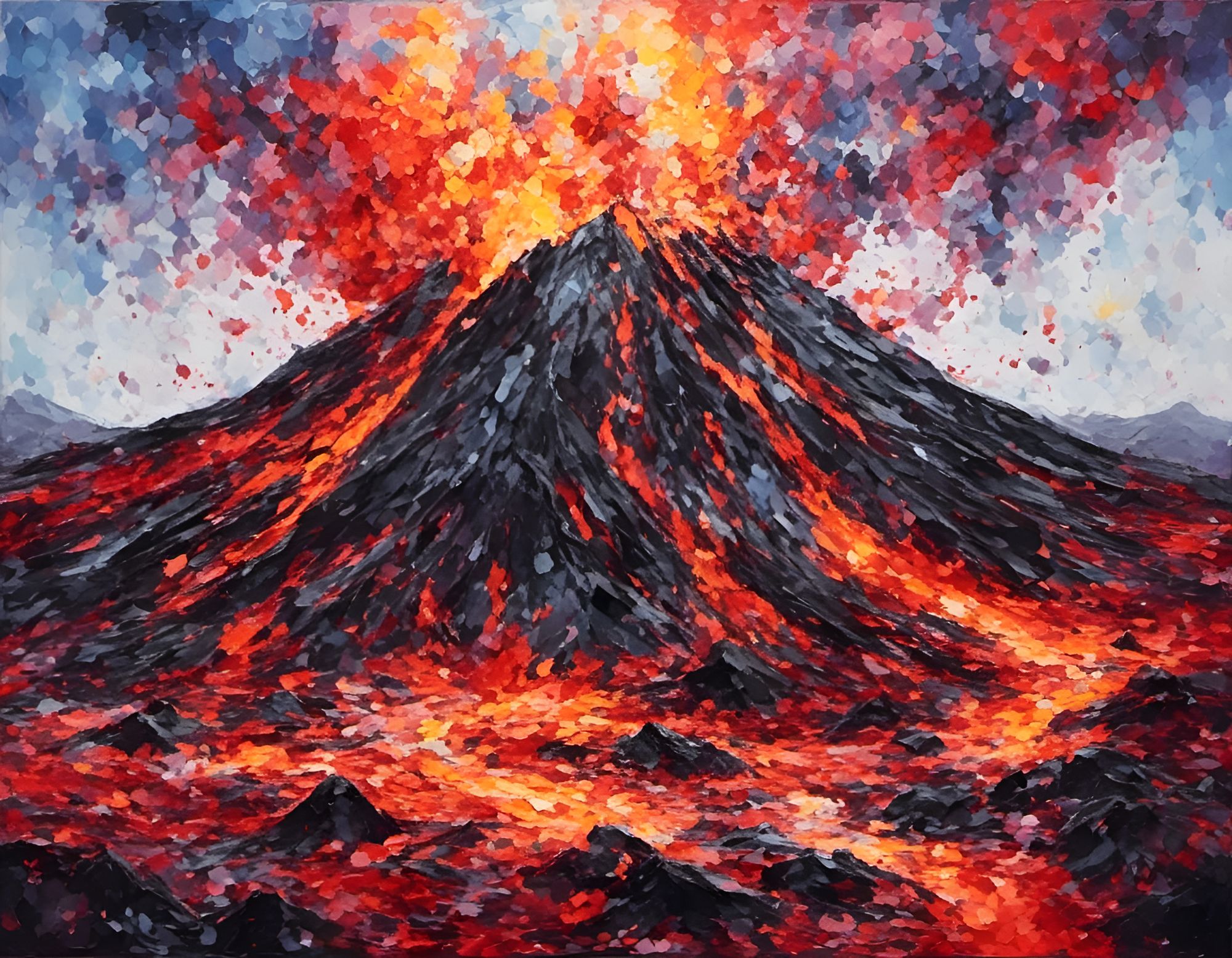 Paint Like Lava AI Generated Artwork NightCafe Creator