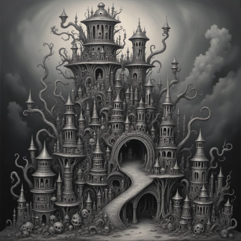 <lora:THE HOWLING:1.0> Apocalyptic city