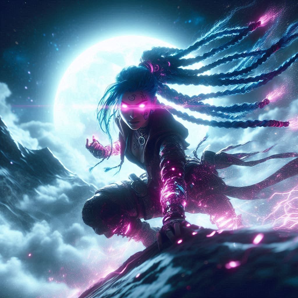 Jinx Magitech at full moon