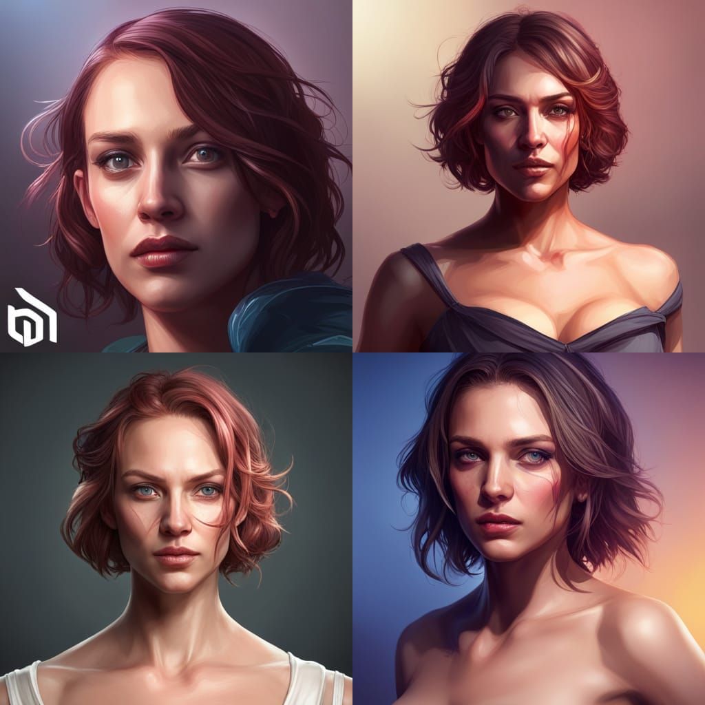 head and shoulders portrait, 8k resolution concept art portr...