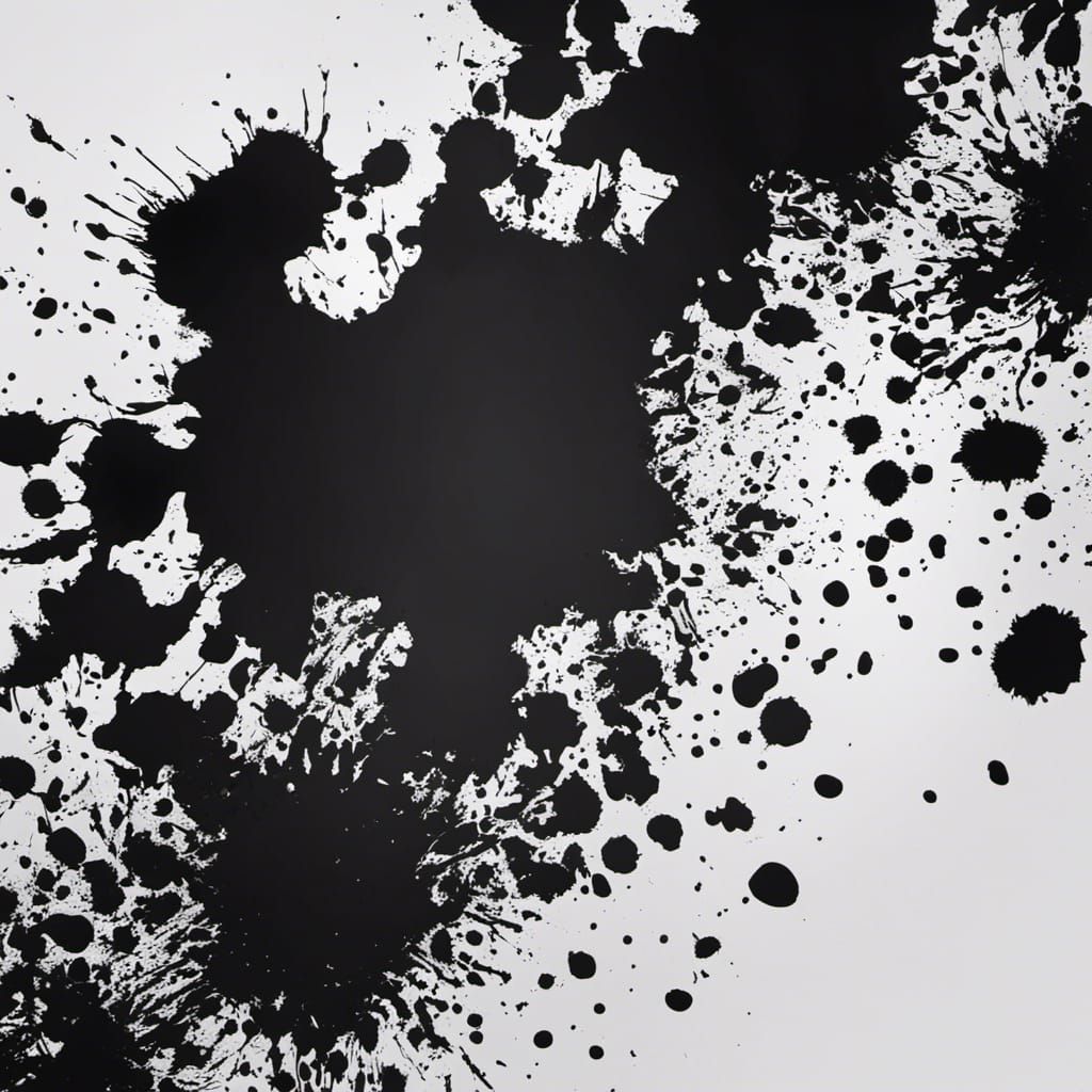 ink splotches on a transparent background