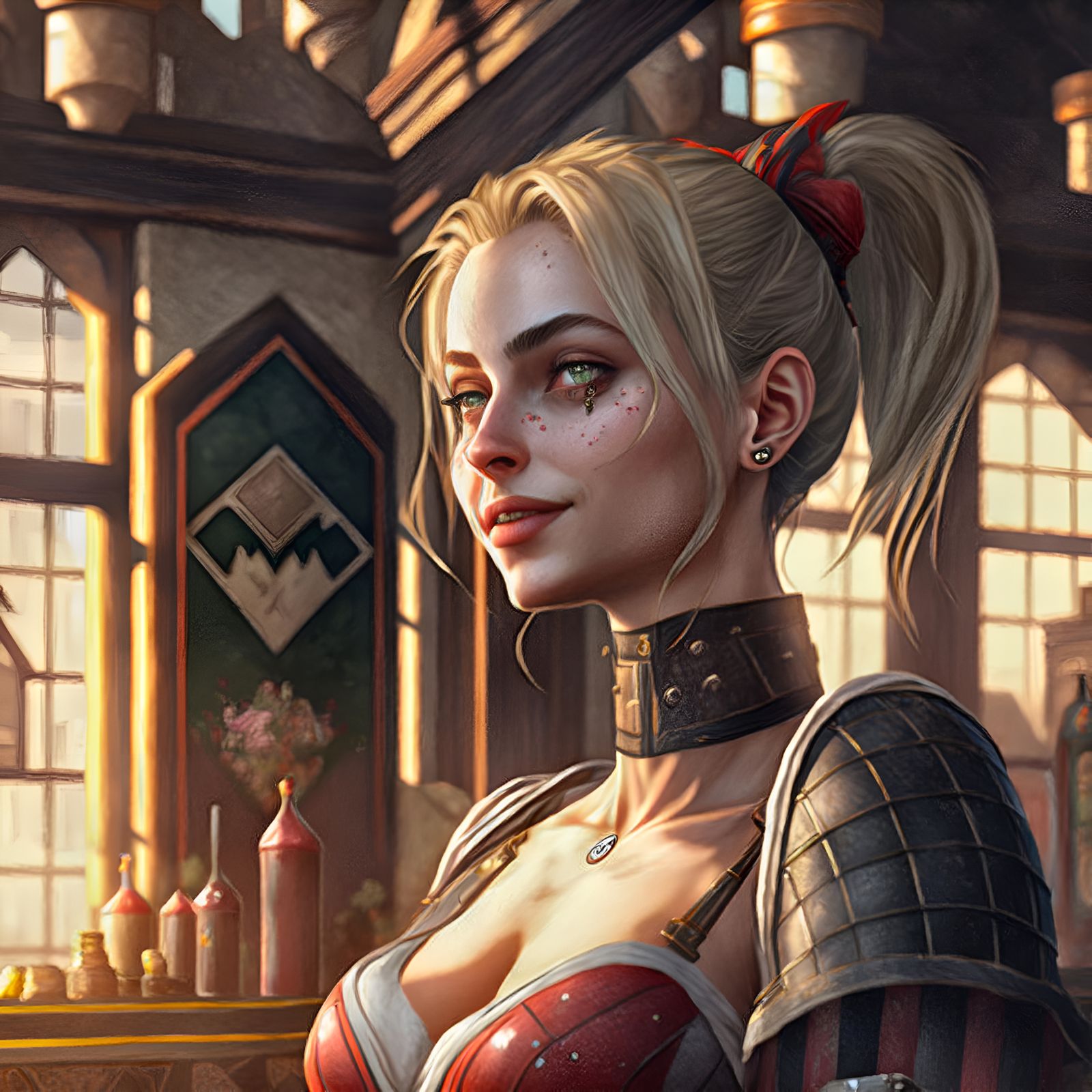 Peaceful Quinn Lifts Her Chin