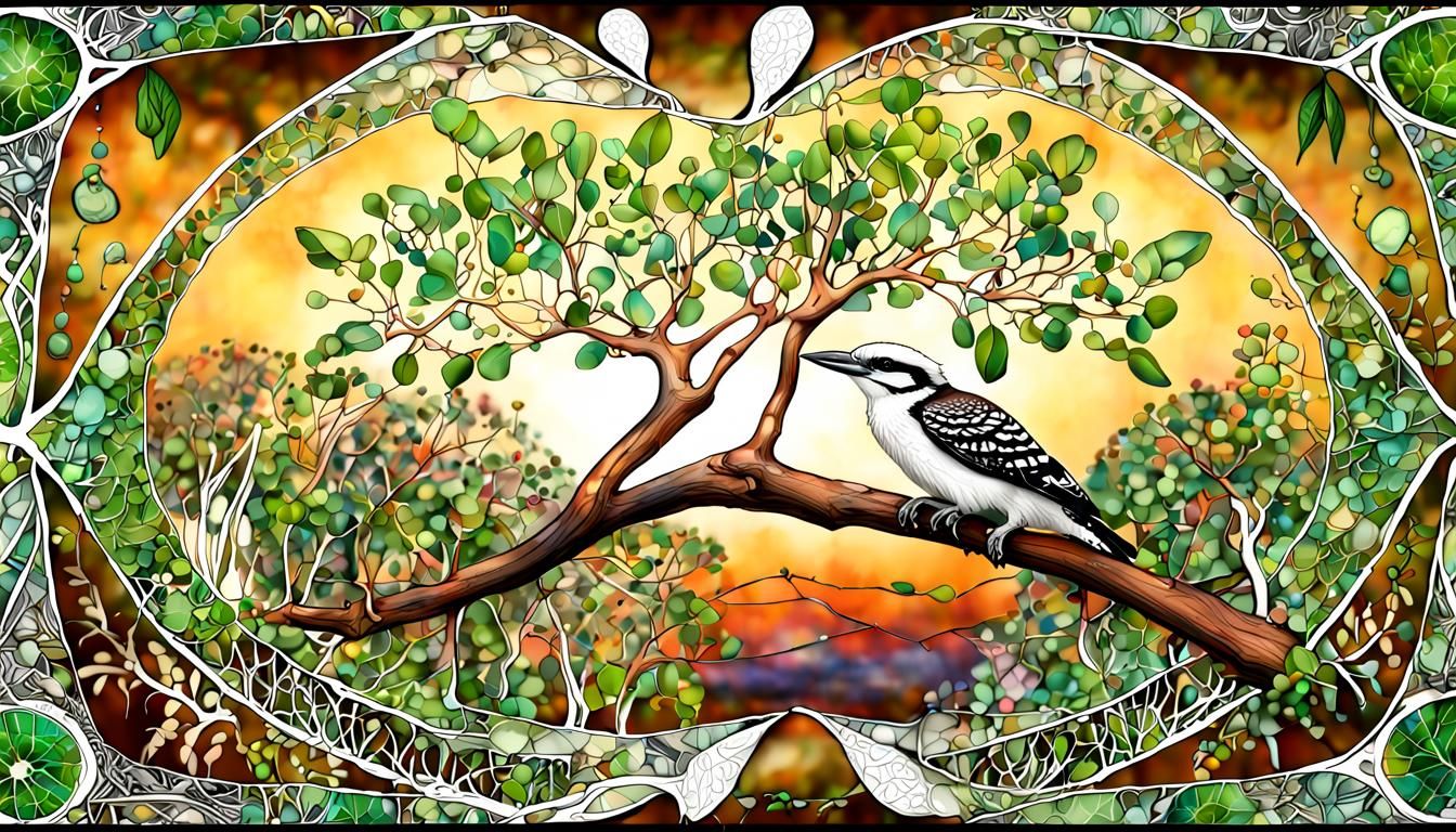 Eucalyptus cosmophylla, Australian origin Fauna, Kookaburra,...