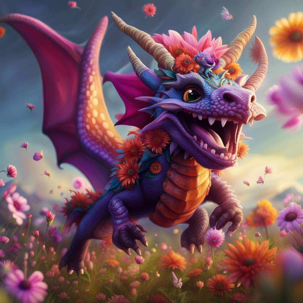 Happy dragon   by @Realpicmys