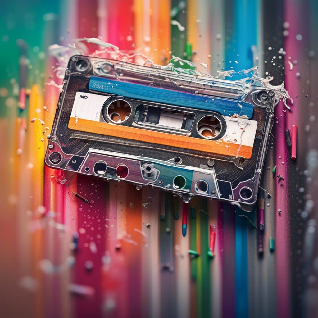 Cassette tape  by @Desislava