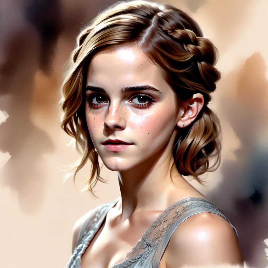 Emma Watson - AI Generated Artwork - NightCafe Creator