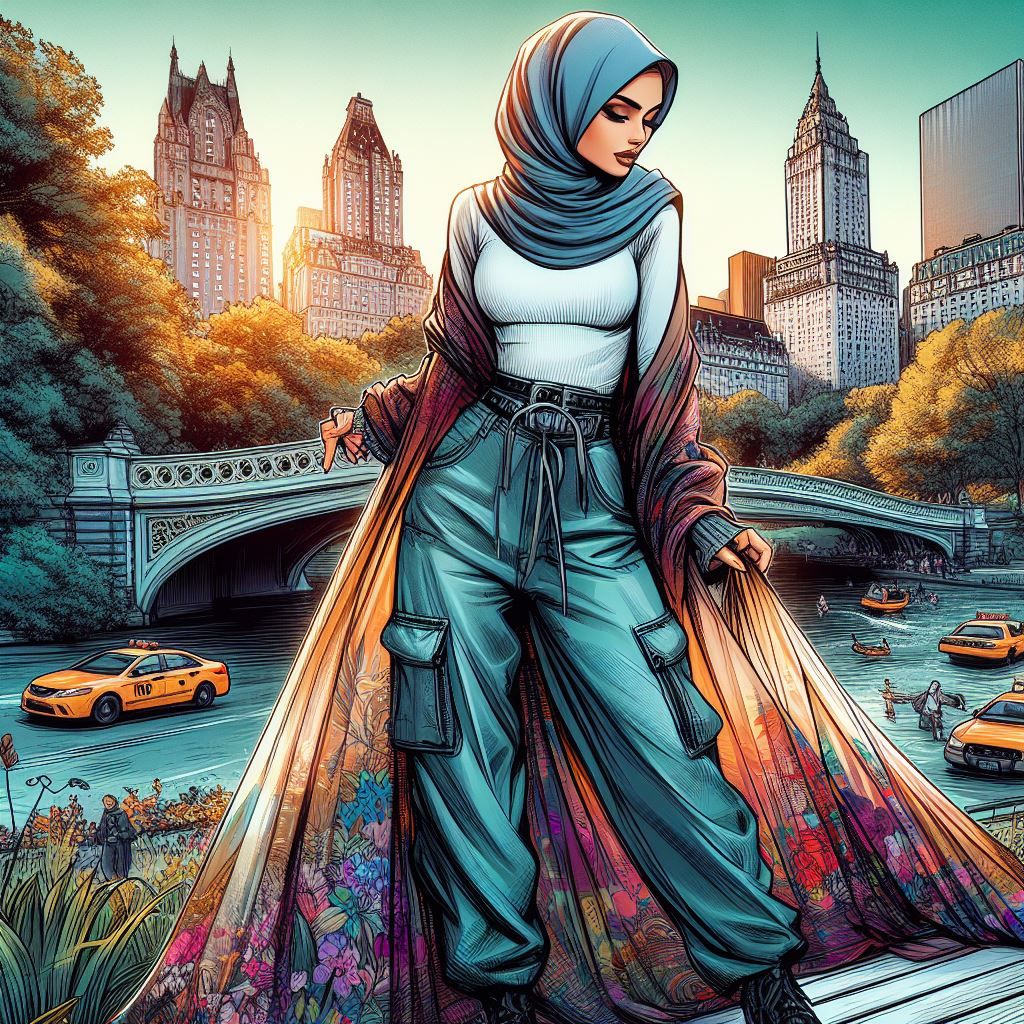 Lookin' Fly in the City 🔥🧕🏼🗽🏙️🚕