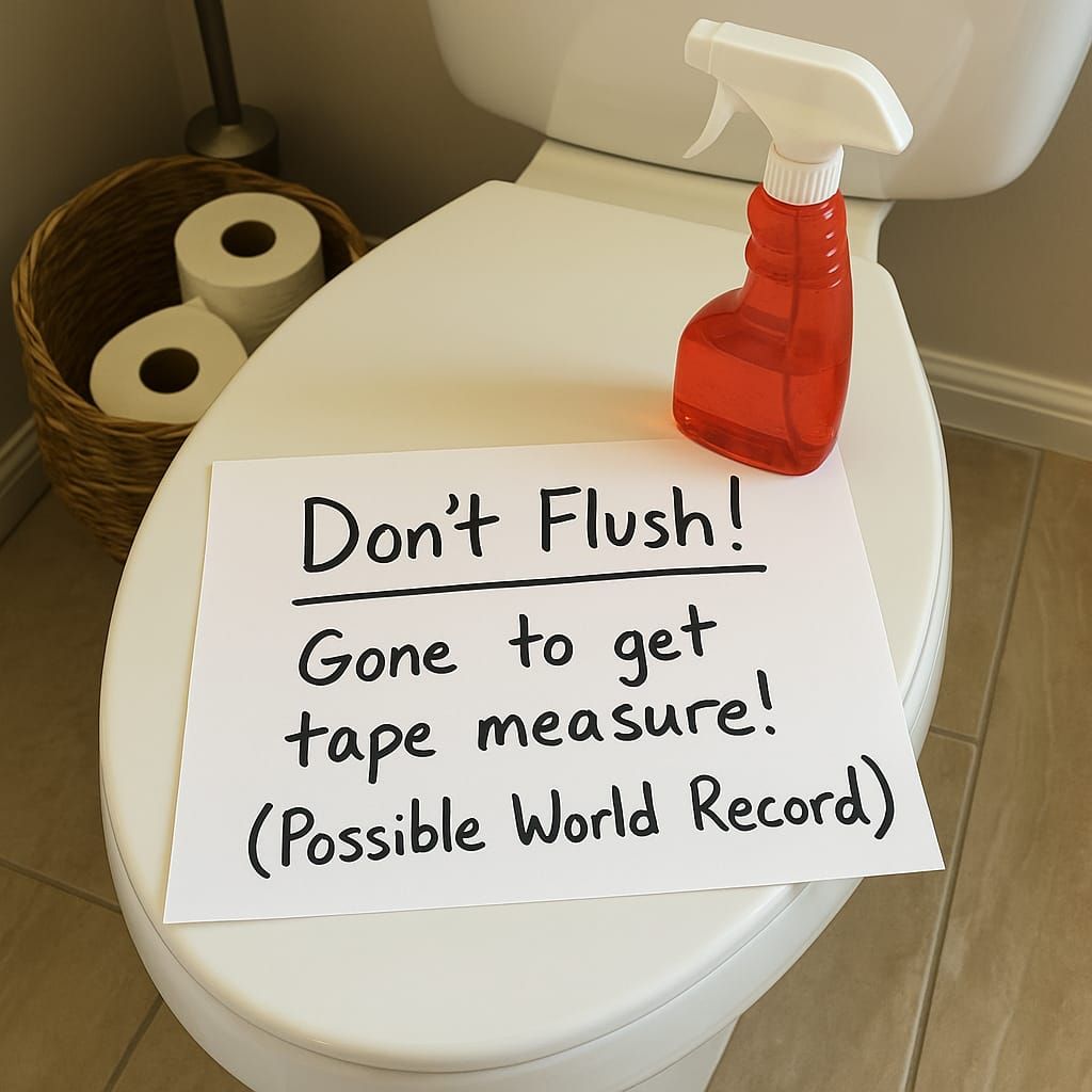 Don’t flush