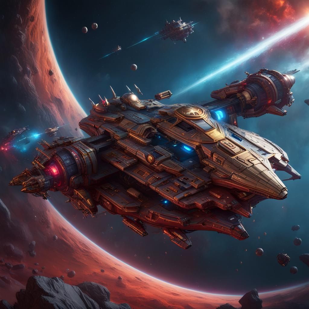 new space war ship 4