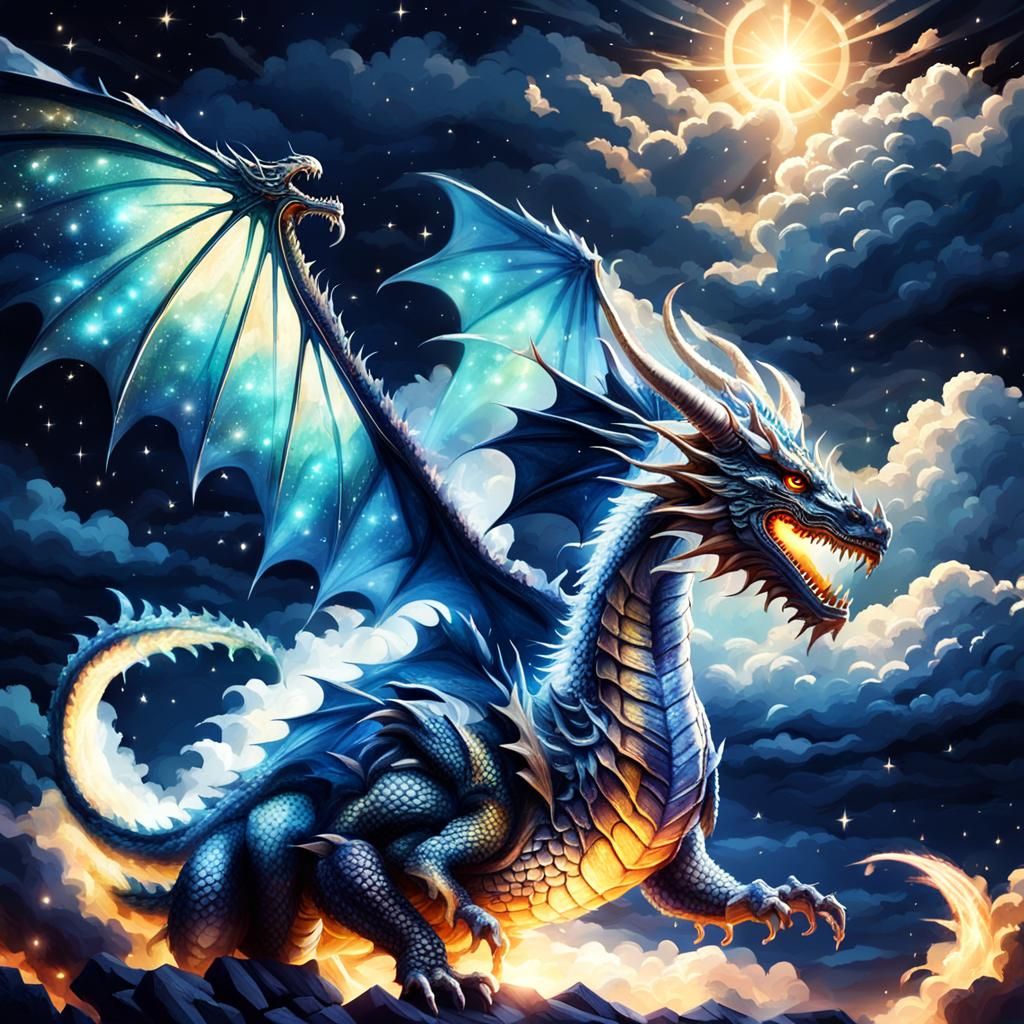 a magical dragon