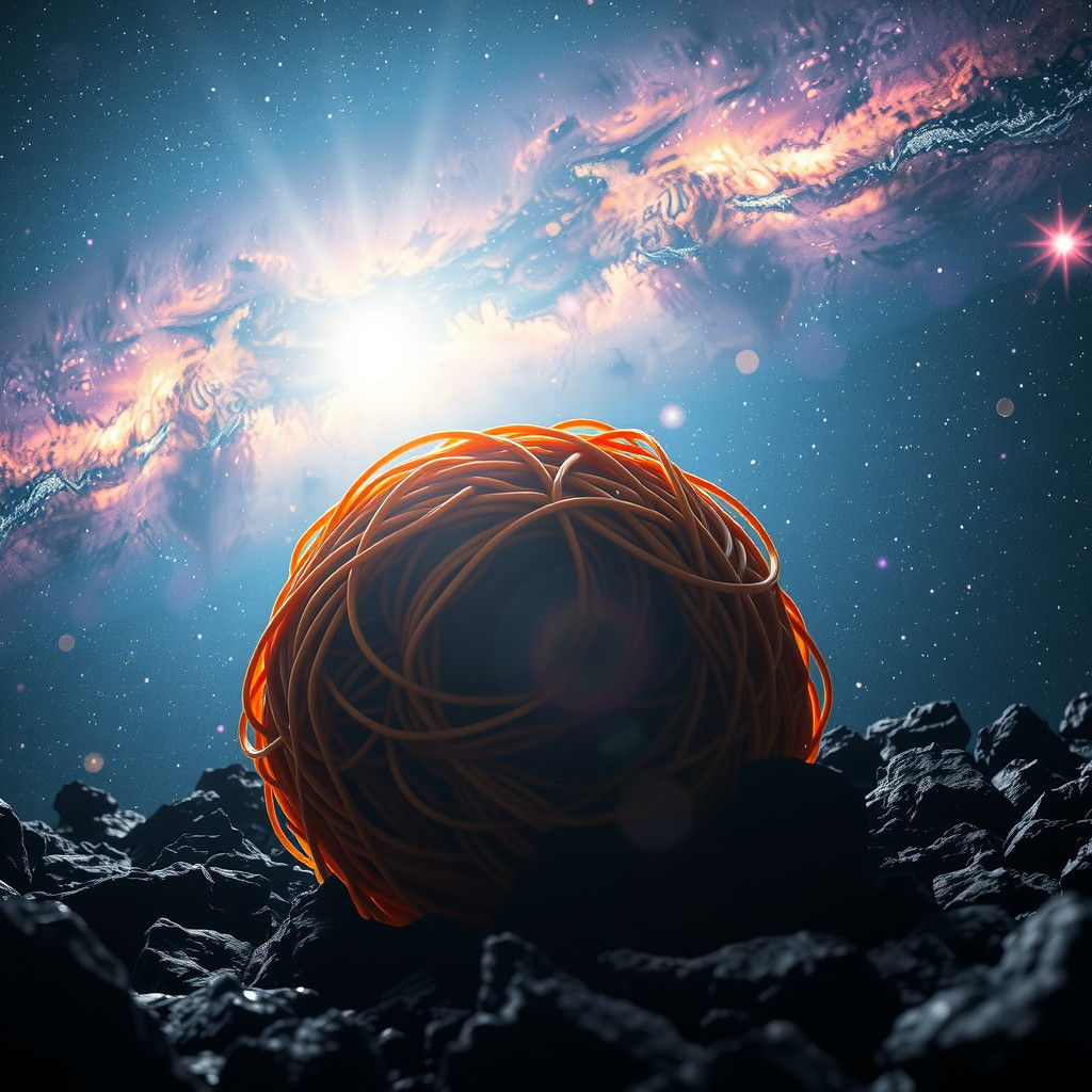 Spaghetti Meatball in space