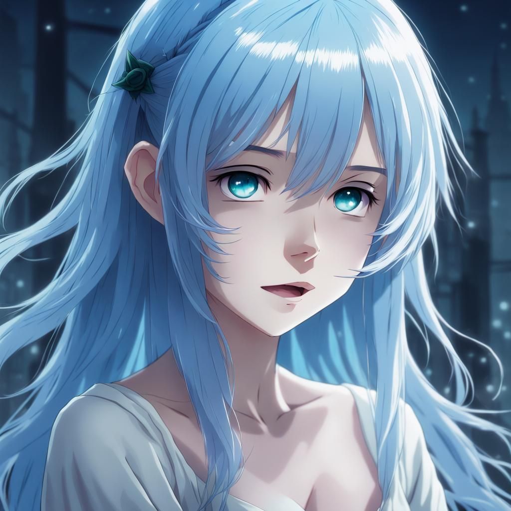 Ghost girl - AI Generated Artwork - NightCafe Creator