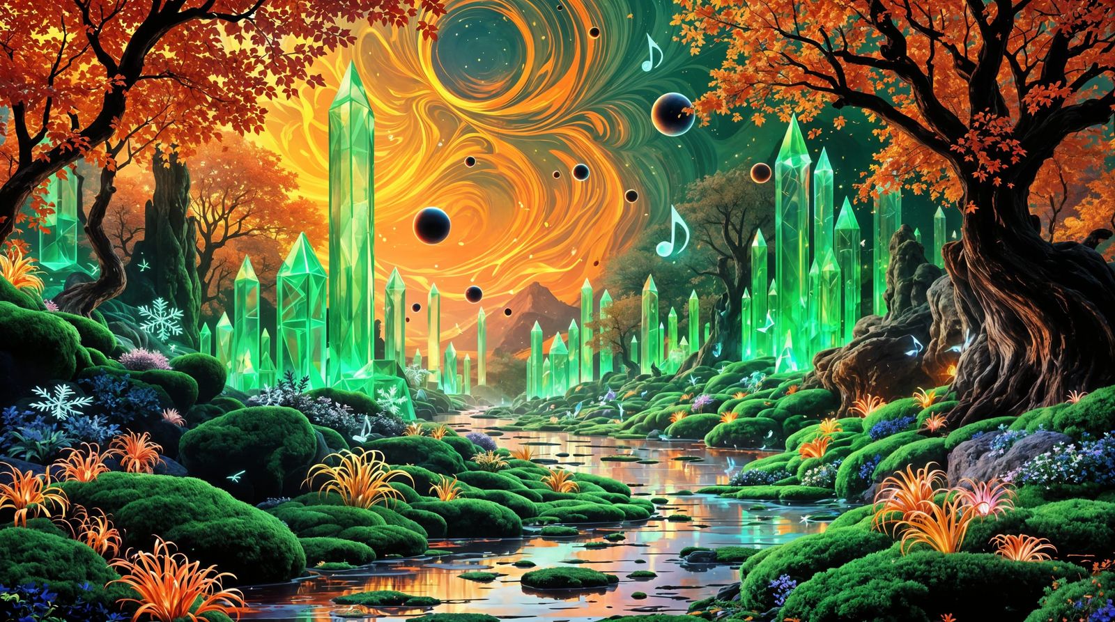 Symphony of the Luminous Grove  by @KrisB