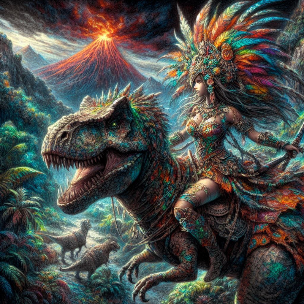 My Dark Fantasy Series Dino rider