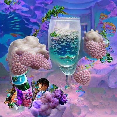 bubble Reef champagne drip underwater enchanting oasis vapor...