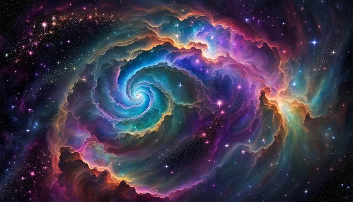 Spiral Rainbow Nebula