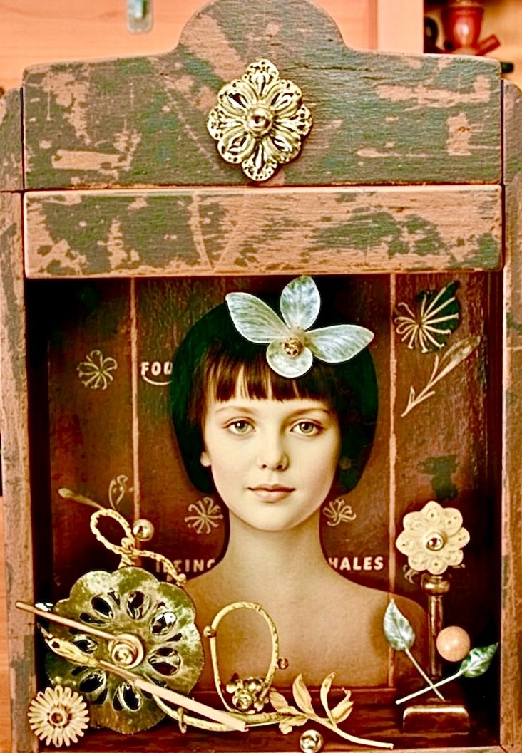 Five assemblage artworks 5