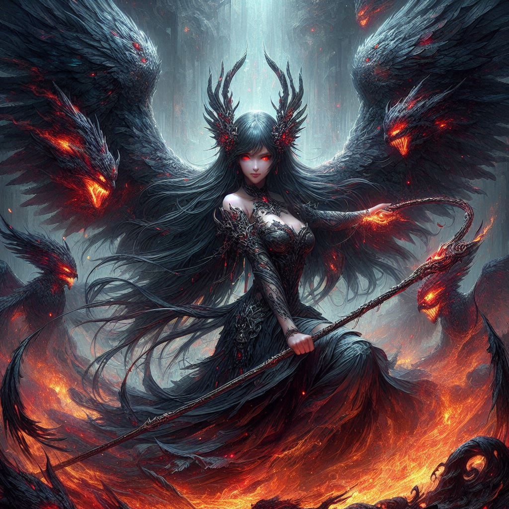 Megaera punishing the Damned