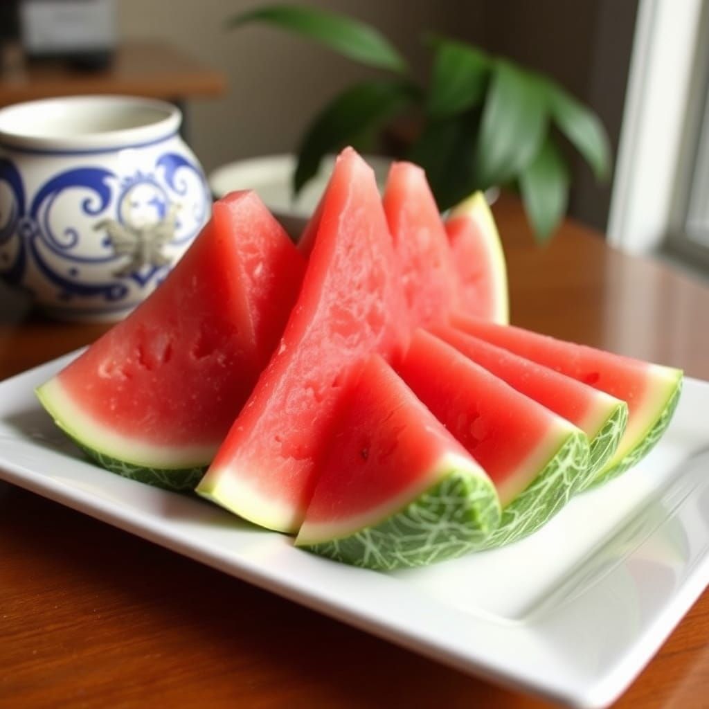 Colorful Tropical Fruit Firework Display