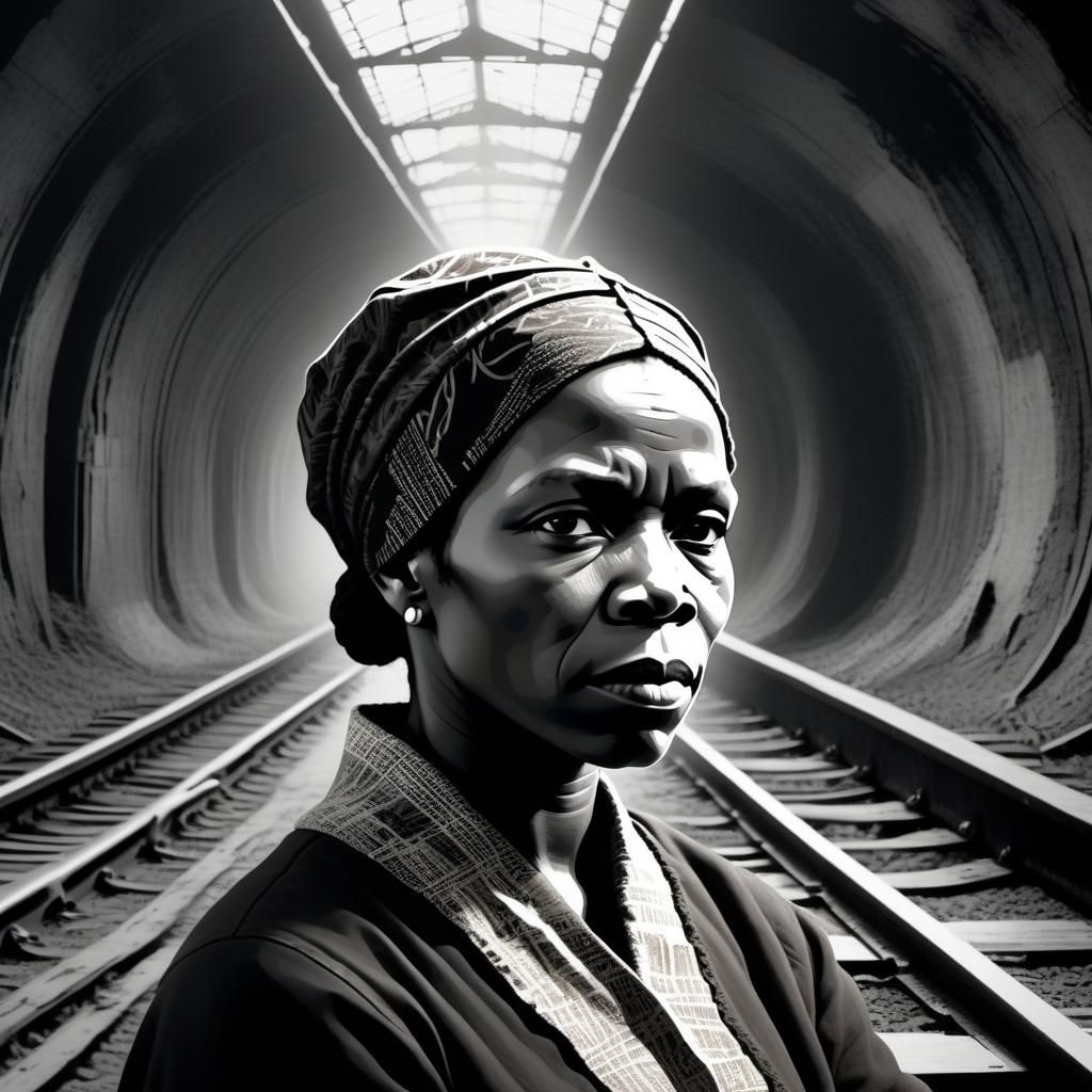 Harriet Tubman. Escaped slavery to become a leading abolitionist.  by @Capn Badger
