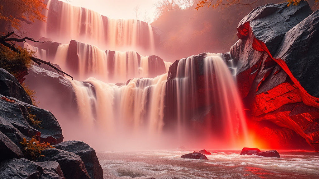 Amber Waterfall