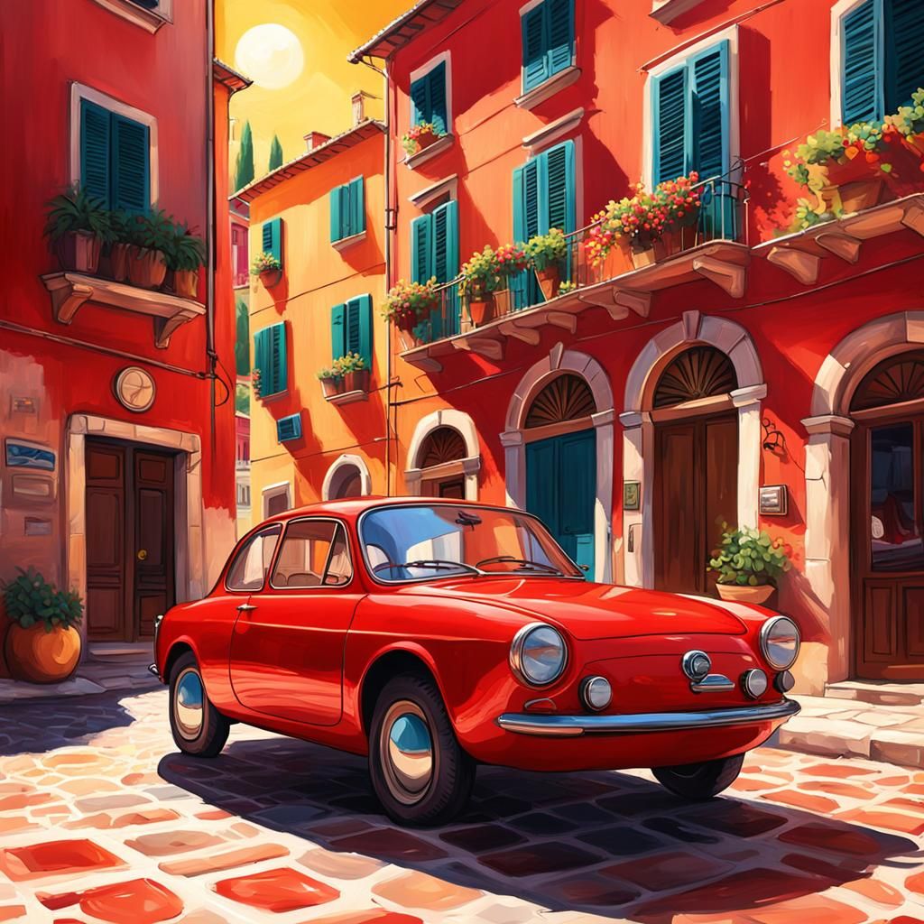 An italian compact car called " Jolly Macchia"