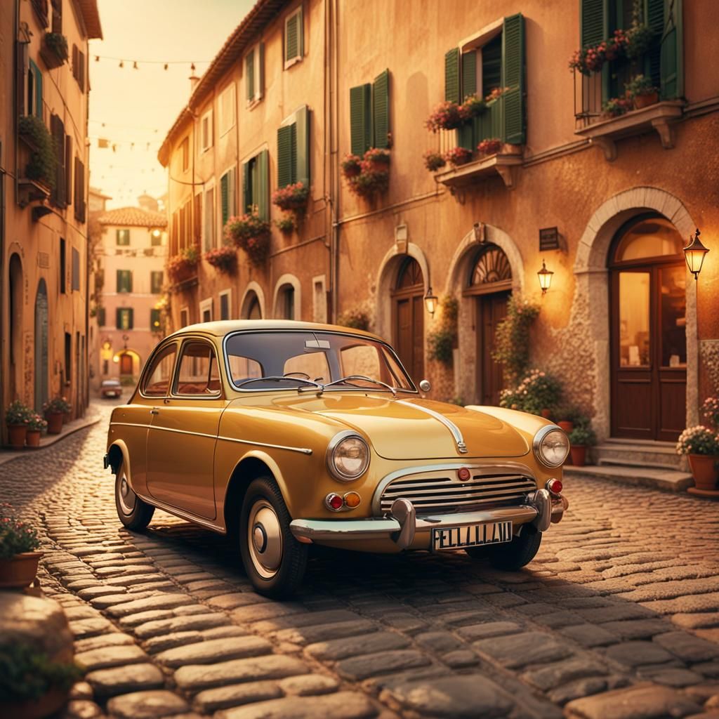 An italian compact car called " Jolly Macchia"