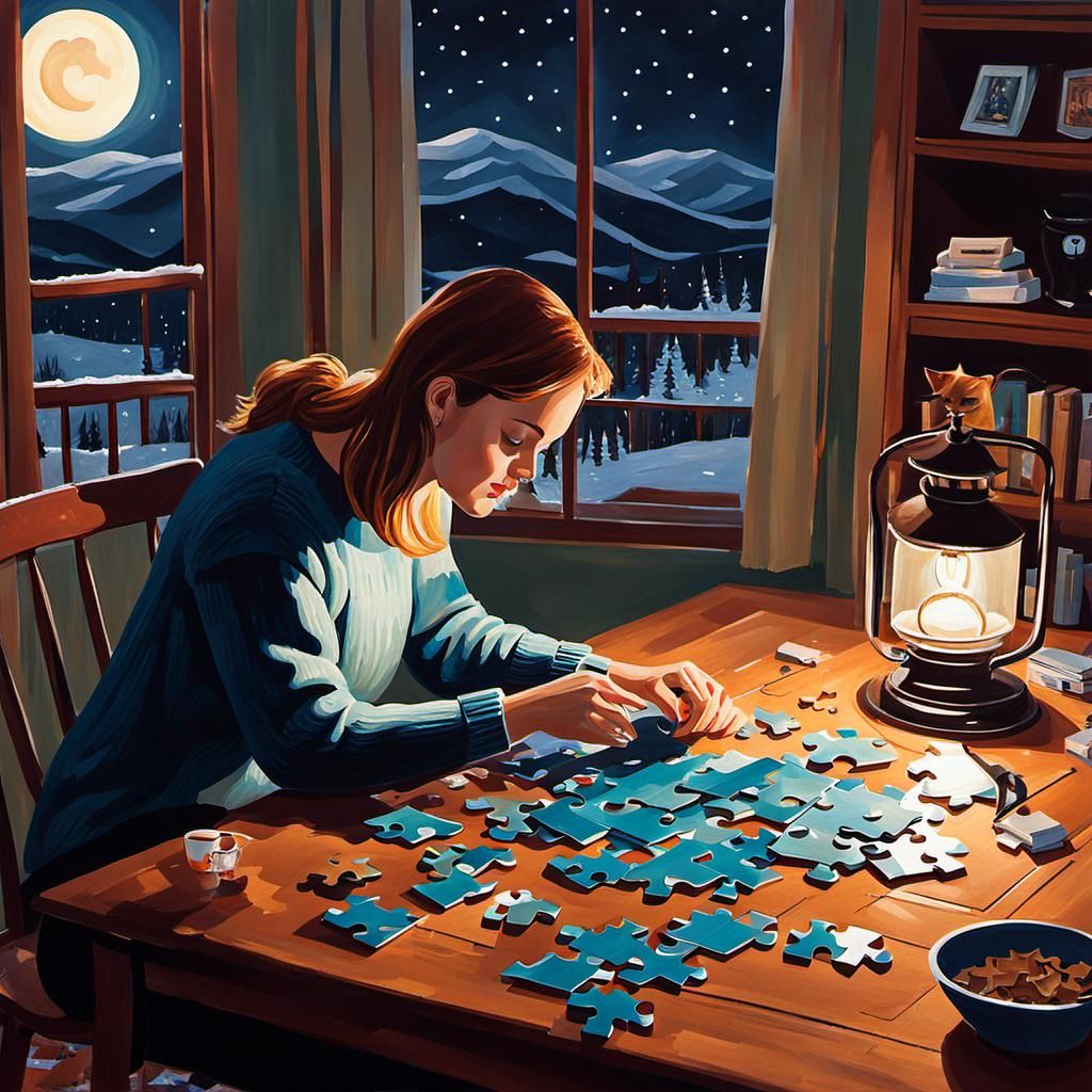 Winter Night at Home