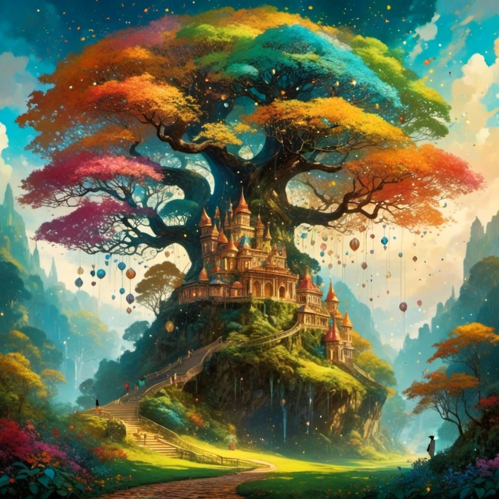 Enchanted Forest of Living Books
 <lora:Dreamy Surreal:1.0> 