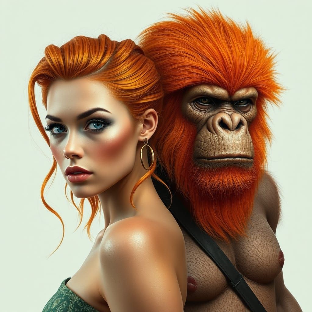 On some people the color orange does work, on some,.....not
