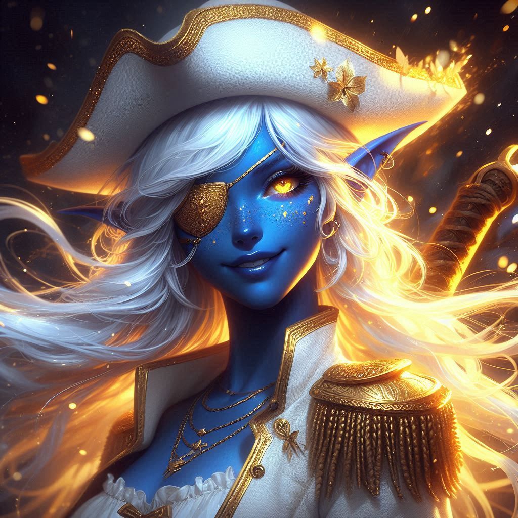 MISS WISTERIA DROW ELF PIRATE 9